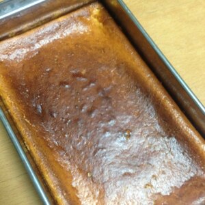 生クリーム不要チーズケーキ